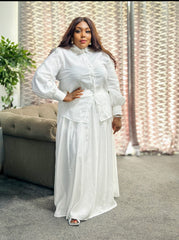 Array Skirt Set WHITE